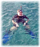 Blair in the water